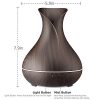 URPOWER Essential Oil Diffuser, 400ml Wood Grain