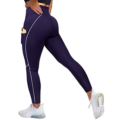 41BruvdLpFL SUUKSESS Women Reflective High Waisted Running Leggings