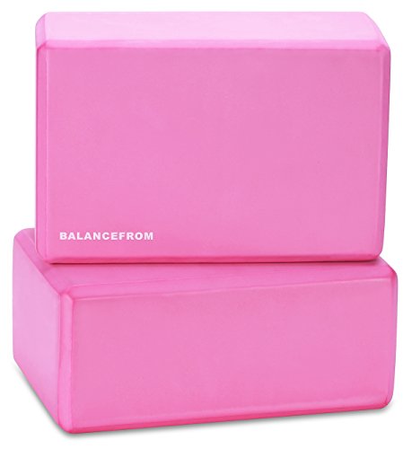 41BvLm+0WRL BalanceFrom GoYoga Set of 2 High Density Yoga Blocks