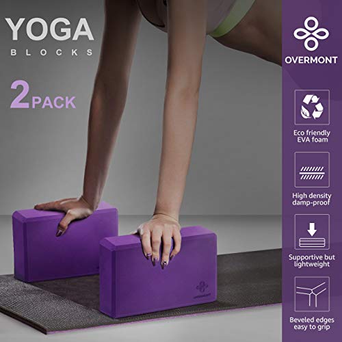 Overmont 5-in-1 Set, 1 Yoga Wheel for Back Pain