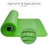 Practice with HemingWeigh Yoga Kit - Green Yoga Mat Set with Carrying Strap, Blocks, Strap, and 2 Microfiber Towels - Ideal for Home Workouts or Gym Classes