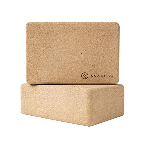 41COgWOkl7L SNAKUGA Yoga Block (2 Pack) to Support and Improve Poses Flexibility