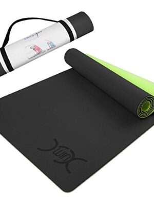 Yoga, Pilates Exercise Fitness Mat with Carrying Strap