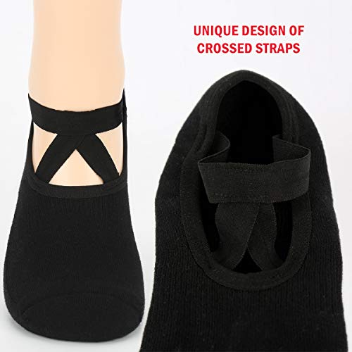 41Cm9bdhqrL YUEDGE Yoga Socks with Grips for Women