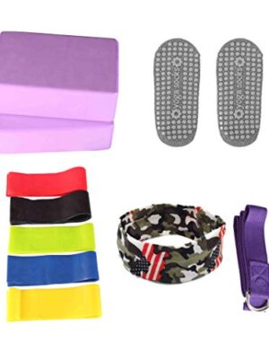 Yoga Stretching Strap with 8 Loops