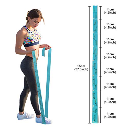Stretching Bands Yoga, Green Strap for Stretching