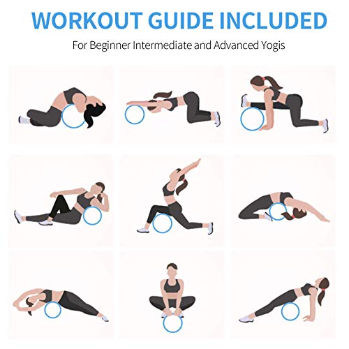 Yoga Wheel Set for Muscle Relaxation and Stretching