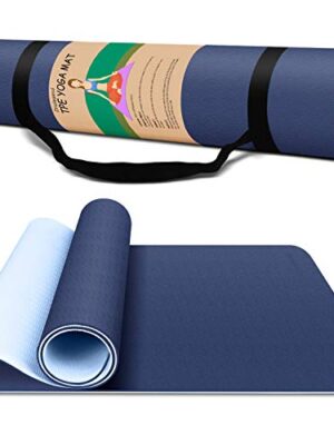 Yoga Mat Exercise Fitness Mat - High Density Non-Slip