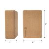 SNAKUGA Yoga Block (2 Pack) to Support and Improve Poses Flexibility