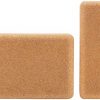 Volcano Cork Yoga Blocks (2 Pack Set) – Non-Slip, High-Quality Cork for Ultimate Grip and Stability