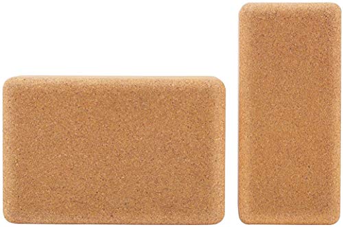 41DdQSnjXxL Volcano Cork Yoga Blocks (2 Pack Set) – Non-Slip, High-Quality Cork for Ultimate Grip and Stability