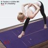 WWWW 4W Suede TPE Yoga Mat, Eco Friendly Non Slip