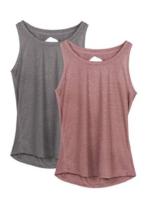 Women Yoga Tops Activewear Open Back