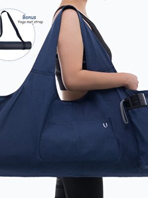 Yoga Mat Bag Large Storage Pockets Light and Durable