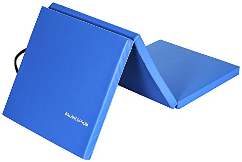 BalanceFrom 2" Thick Tri-Fold Folding Exercise Mat
