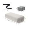 Satya Living Yoga Bolster Set for Restorative Yoga and Meditation