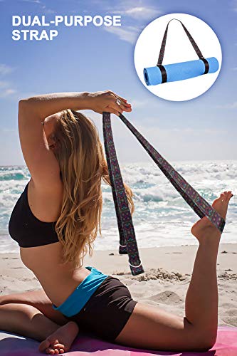 41EN4EodgiL XGEAR Yoga Mat with Carrying Strap