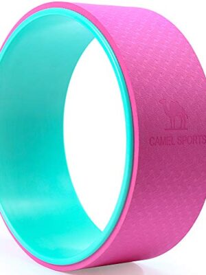 CAMEL CROWN Yoga Wheel, Sturdy Back Roller Stretcher