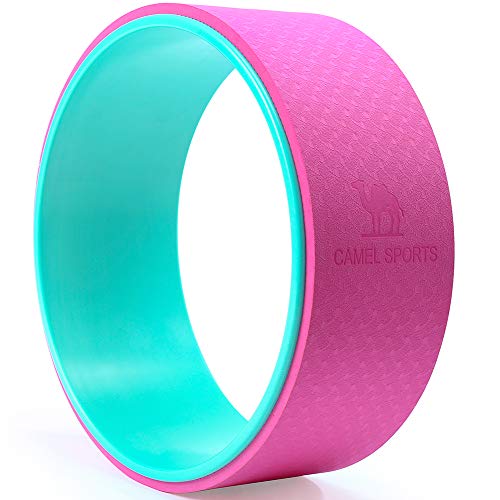 CAMEL CROWN Yoga Wheel, Sturdy Back Roller Stretcher