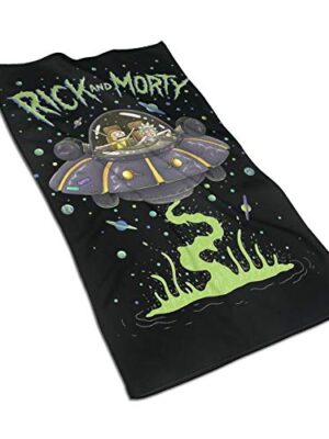 Rick and Morty UFO Highly Absorbent Hand Towel Soft