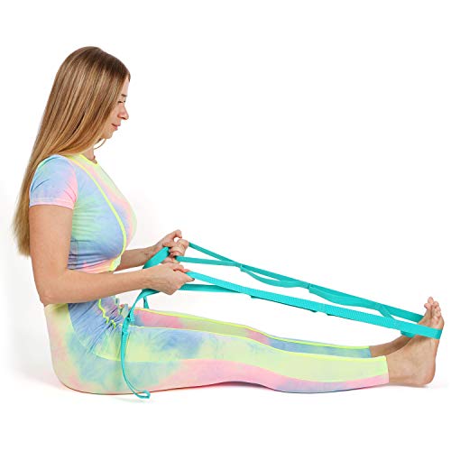 Yoga Stretch Strap for Stretching, Yoga, Pilates, Dance and Gymnastics