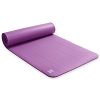 Node Fitness Yoga Mat - 1/2" Extra Thick with Carrying Strap