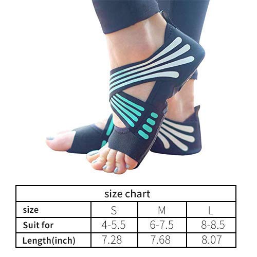 Risefit Non Slip Yoga Socks, Toeless Anti-Skid Pilates