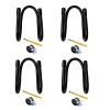 🧘‍♂️ Wall Mount Yoga Mat Rack with Adjustable Rods – Perfect for Organizing Foam Rollers, Towels, and More