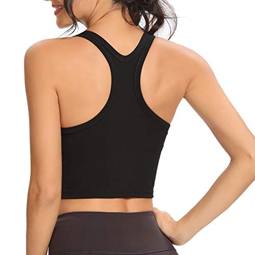 41FONFiyPYL Lemedy Women Racerback Sports Bra Removable