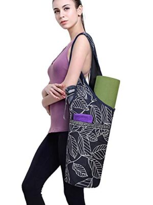 ELENTURE Christmas Yoga Mat Bag Tote Sling Carrier