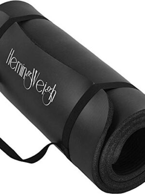 HemingWeigh 1 inch Thick Yoga Mat, Extra Thick