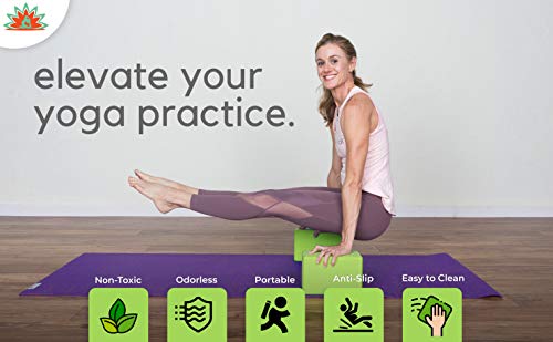 Yoga Blocks 5-in-1 Yoga Kit - 2 Yoga Blocks