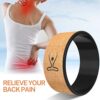 Brebon Yoga Wheel Set,Back Roller,Chirp Wheel 3 Pack