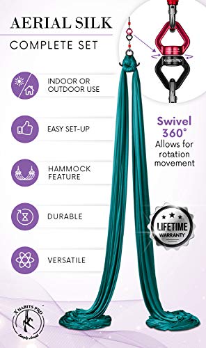 Stretch Aerial Yoga Swing Hammock Kit