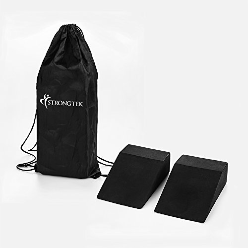 41GxuRXm-JL StrongTek Yoga Foam Wedge Blocks for Women (Pair) Soft