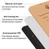 SUNFEID Cork Yoga Mat Non Slip Extra Thick