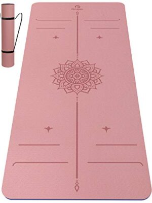 Gruper Yoga Mat Non Slip,TPE 6MM 8MM Thick Exercise Mat
