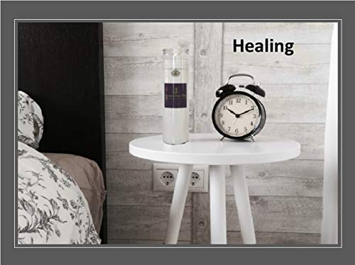 41HT0eh3GZL White Candle - Lotus/Charm - Meditation, Spiritual
