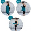 Navy Blue Koru Fold Roll Yoga Mat