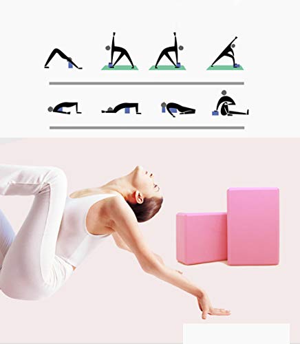 41HhIvEg-TL Sprifloral Yoga Blocks (Set of 2) 9" x 6" x 3"High Density