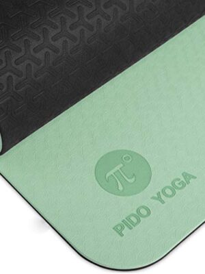 Pido Yoga Mat - 1/4 ,1/3 Inch Extra Thick Non Slip Yoga Mat
