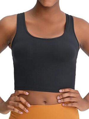 Workout Sports Bra Yoga Running Crop Tank Top