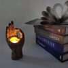 Yoga Candle Holder Buddha Tabletop