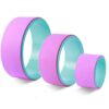 ADKINC Yoga Wheel Set 3 Pack, ABS Yoga Wheel for Stretching