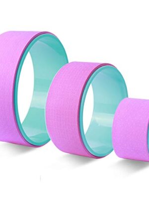ADKINC Yoga Wheel Set 3 Pack, ABS Yoga Wheel for Stretching