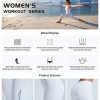 COOLOMG Women's Yoga Capri Pants