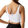 Letsfit Sports Bra for Women, Workout Fitness Crop Tank Tops