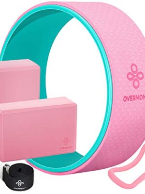 Overmont 5-in-1 Set, 1 Yoga Wheel for Back Pain- 13x 5in