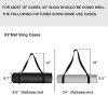 Yoga Mat Strap Premium Adjustable Cotton Yoga Mat Carrier