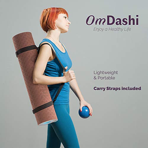 41JTAGw5D0L OmDashi Fitness Instructional yoga mat